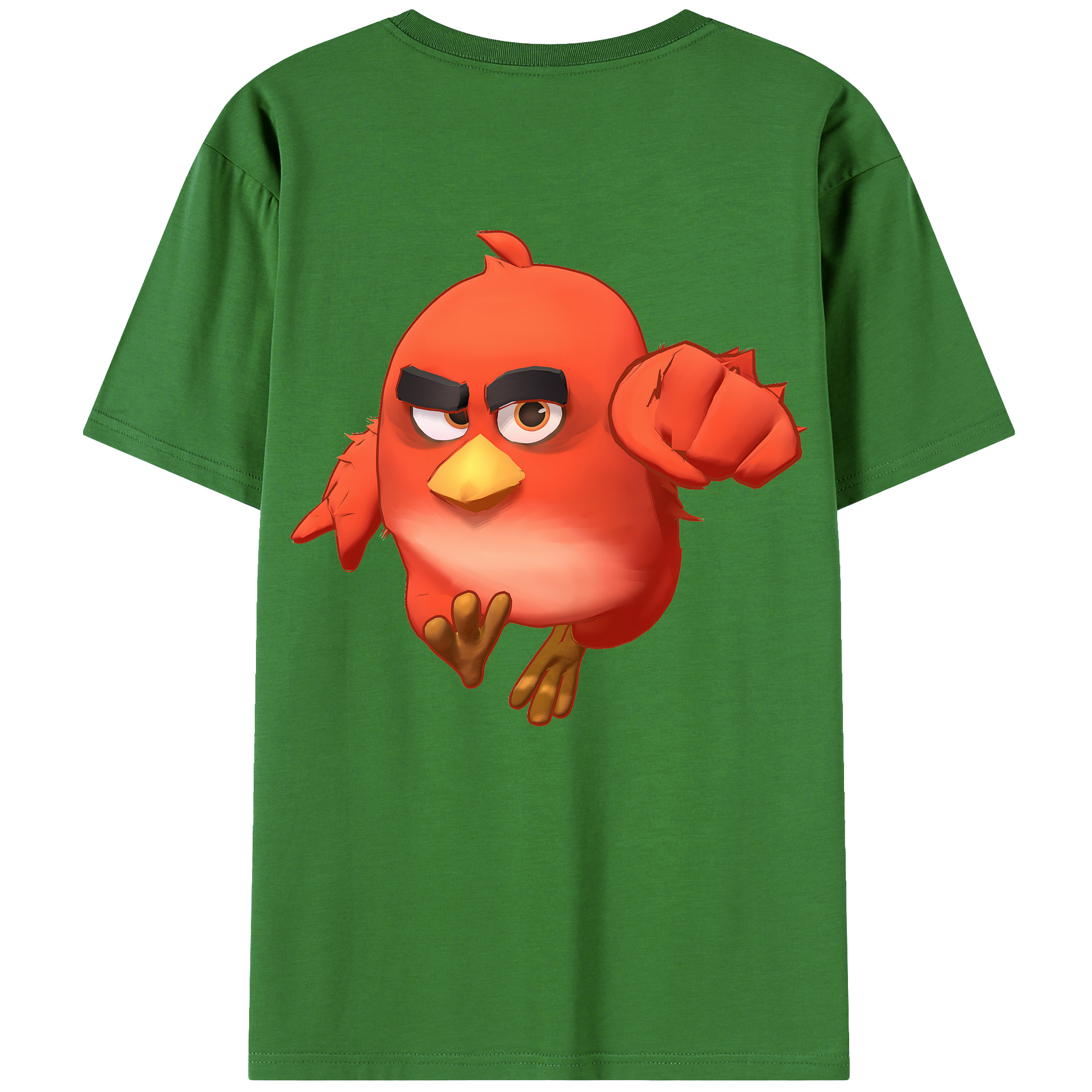 （画像用） Angry Birds アングリーバード レディース半袖Tシャツ(バックプリント)